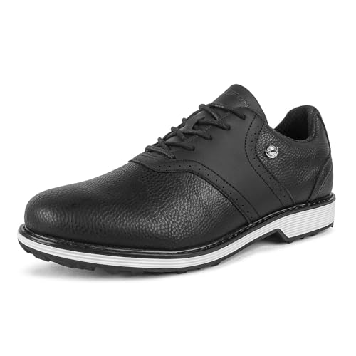 Adoff Herren Golfschuhe sind wasserdicht, Abriebfest und rutschfest Golfschuhe Herren Drehschnalle … von Adoff