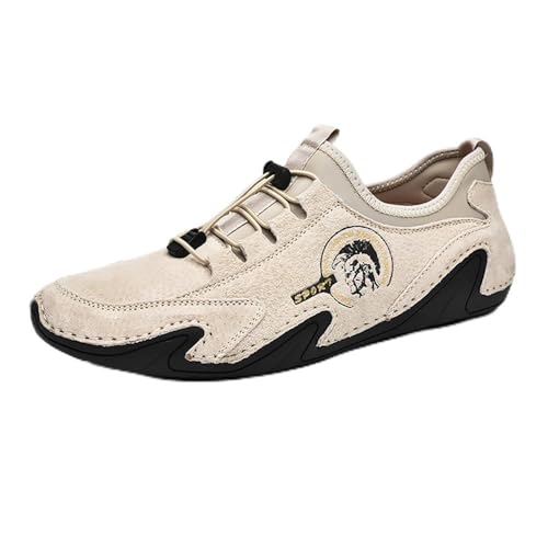 Adoff Männer Freizeitschuhe Left Fahren Outdoor Schuhe Bohnen Schuhe Schweine Perforable Weich (Kachi,40) von Adoff
