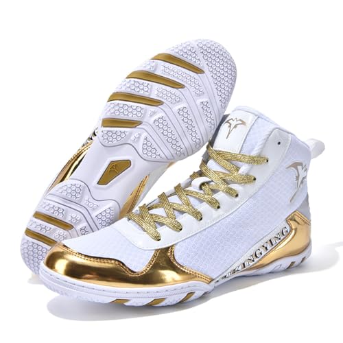 Adoff Unisex Boxschuhe Männer ma'am Kniebeugenschuhe Ringerschuhe Jugend Muay Thai Taekwondo Boxen Trainingsschuhe Kampfsportschuhe AtmungsaktivGroße 50 von Adoff