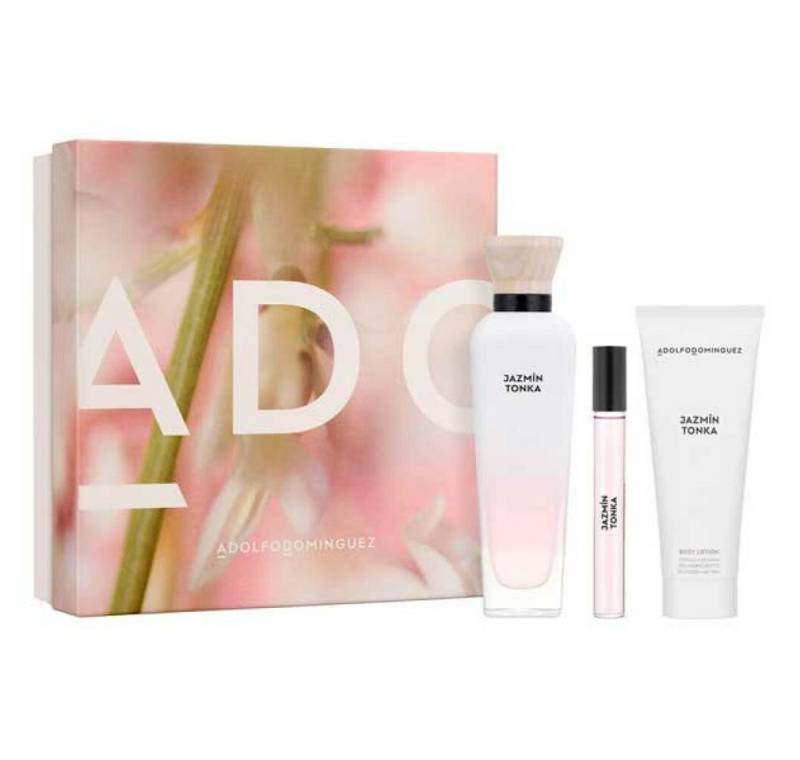 Adolfo Dominguez Duft-Set Adolfo Domínguez Jasmin Tonka Eau de Parfum 120 ml + Geschenkset von Adolfo Dominguez
