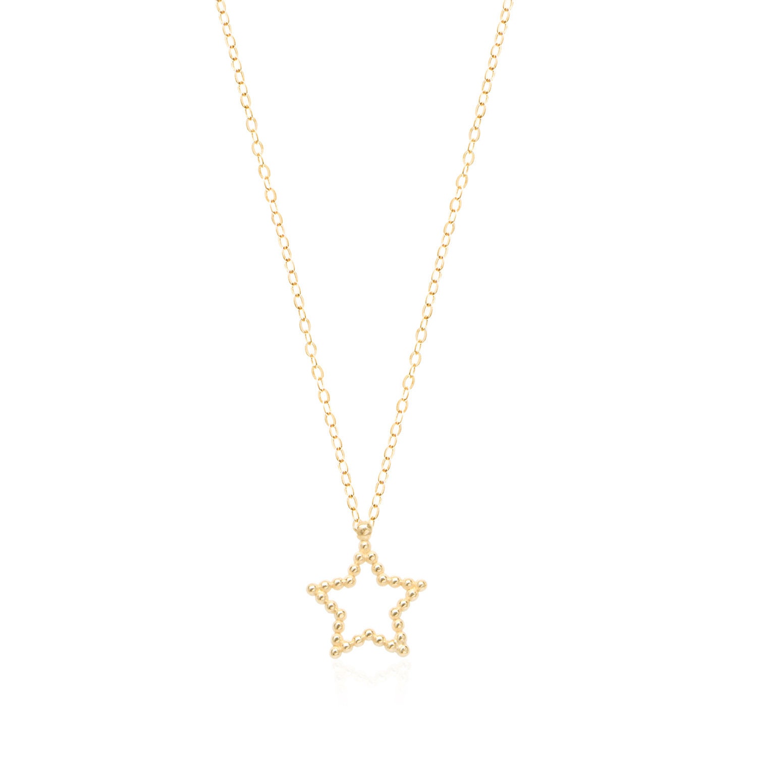 Silber Stern Halskette Zierliche Layering Gold Charm Anhänger Everyday Delicate von AdoniaJewels