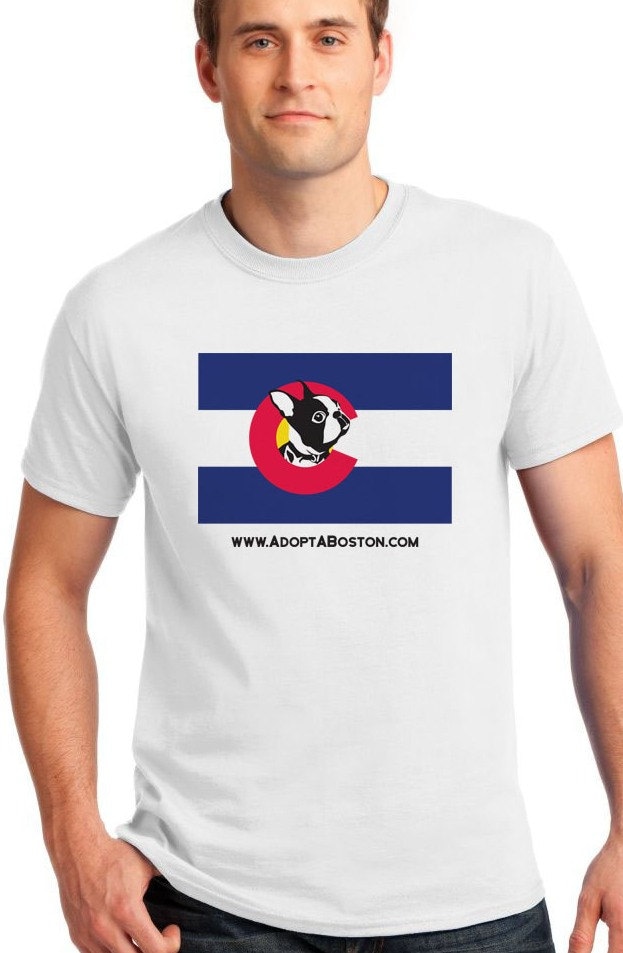 Co Boston Terrier T-Shirt von AdoptABostonBoutique