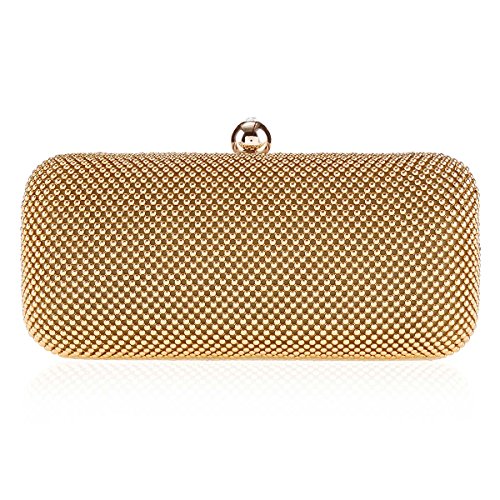 Adoptfade Damen Clutch Elegant Handtasche Für Hochzeit Abend,Gold von Adoptfade