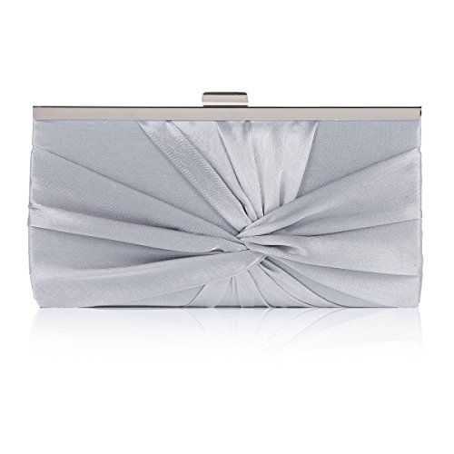 Adoptfade Damen Handtasche Elegant Clutch Unterarmtasche,Grau von Adoptfade