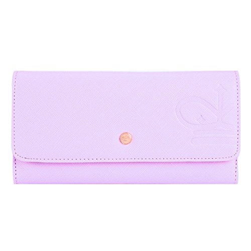 Adoptfade Große Damen-Geldbörse, multifunktional, PeachPink von Adoptfade