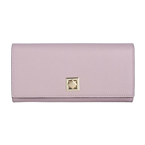 Adoptfade Große bunte Damengeldbörse mit mehreren Kartenfächern, Violett von Adoptfade