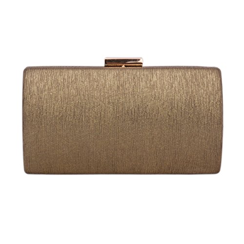 Adoptfade Strass Hardcases Abendtaschen Damen Clutches, Braun von Adoptfade