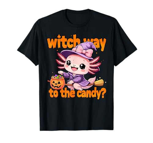 Axolotl-Geist Niedlicher Halloween-Axolotl für Mädchen T-Shirt Axolotl-Geist Niedlicher Halloween-Axolotl für Mädchen T-Shirt von Adorable Axolotl Halloween Costume For Kids