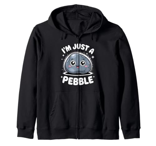 Lustiger niedlicher Spruch I Am Just A Pebble Kawaii Rock Damen Herren Kapuzenjacke Lustiger niedlicher Spruch I Am Just A Pebble Kawaii Rock Damen Herren Kapuzenjacke von Adorable Cartoon Stone Humor Playful Collector Gag