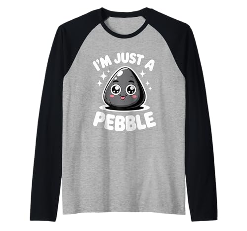 Lustiger niedlicher Spruch I Am Just A Pebble Kawaii Rock Damen Herren Raglan Lustiger niedlicher Spruch I Am Just A Pebble Kawaii Rock Damen Herren Raglan von Adorable Cartoon Stone Humor Playful Collector Gag