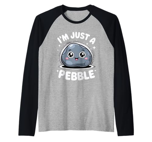 Lustiger niedlicher Spruch I Am Just A Pebble Kawaii Rock Damen Herren Raglan Lustiger niedlicher Spruch I Am Just A Pebble Kawaii Rock Damen Herren Raglan von Adorable Cartoon Stone Humor Playful Collector Gag