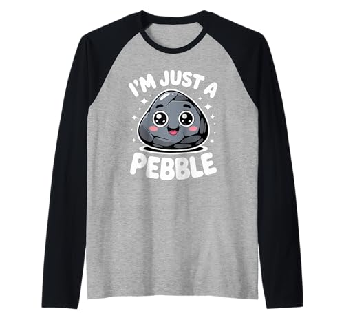 Lustiger niedlicher Spruch I Am Just A Pebble Kawaii Rock Damen Herren Raglan Lustiger niedlicher Spruch I Am Just A Pebble Kawaii Rock Damen Herren Raglan von Adorable Cartoon Stone Humor Playful Collector Gag