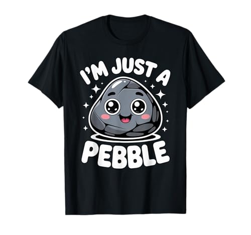Lustiger niedlicher Spruch I Am Just A Pebble Kawaii Rock Damen Herren T-Shirt Lustiger niedlicher Spruch I Am Just A Pebble Kawaii Rock Damen Herren T-Shirt von Adorable Cartoon Stone Humor Playful Collector Gag
