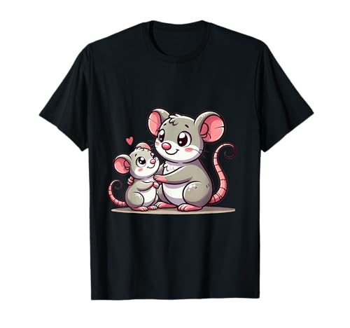Liebevolle Maus Eltern mit Kind T-Shirt Liebevolle Maus Eltern mit Kind T-Shirt von Adorable Family Time