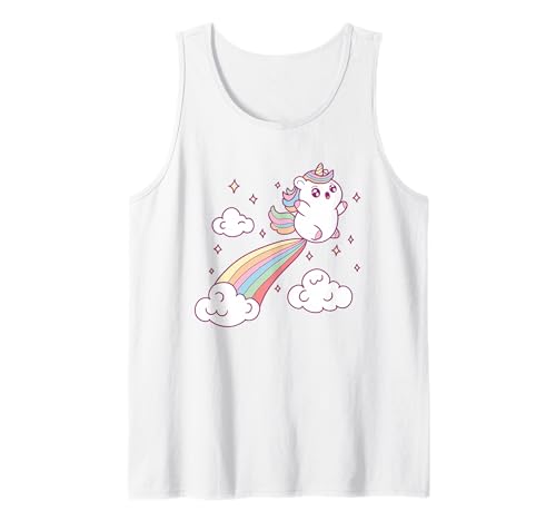 Einhorn für Mädchen Niedliches Regenbogen Magisches Einhorn Fliegend Tank Top Einhorn für Mädchen Niedliches Regenbogen Magisches Einhorn Fliegend Tank Top von Adorable Magical Rainbow Unicorn Kawaii Gifts Co.