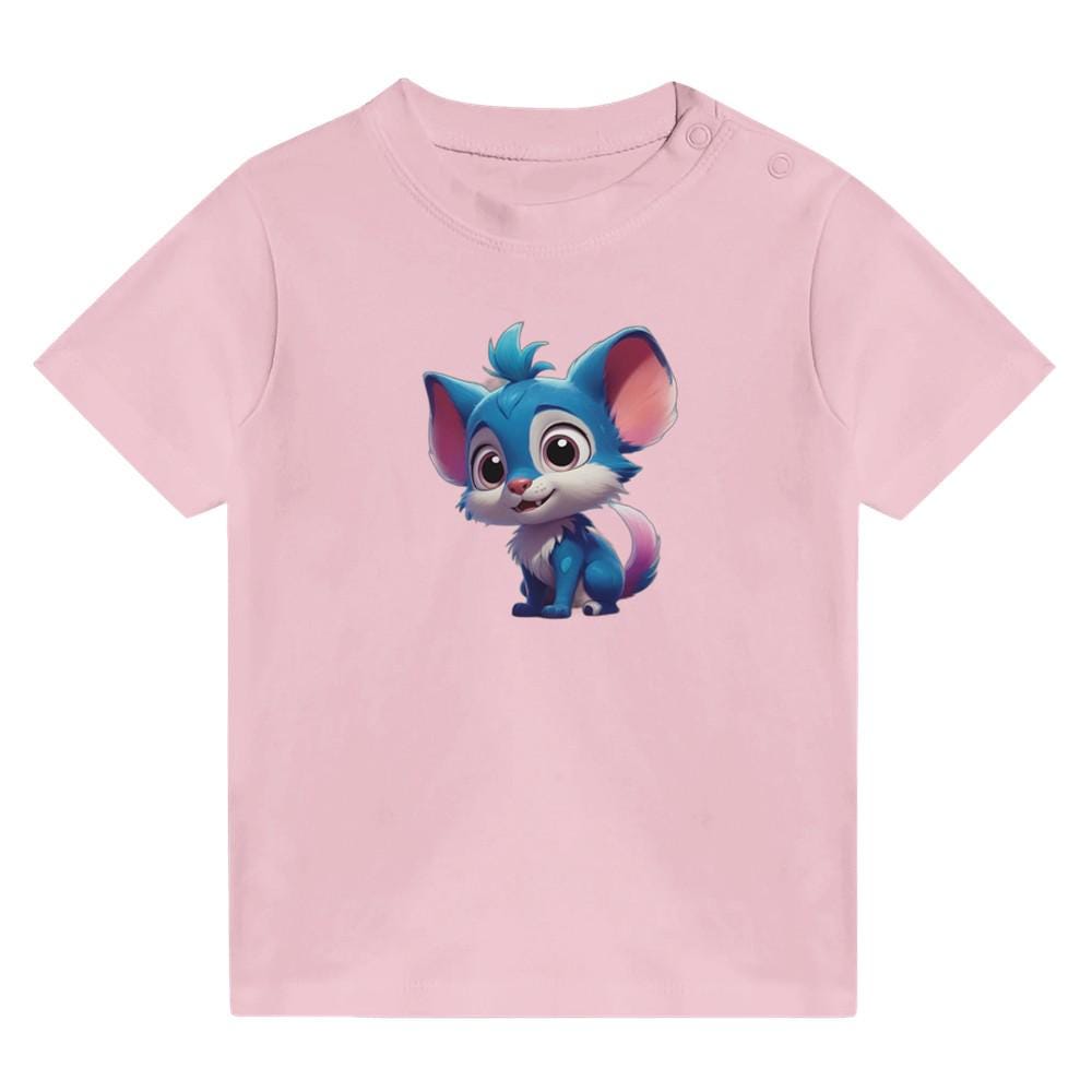 Baby Crewneck T-Shirt Cute Cat von AdorableCutiepies