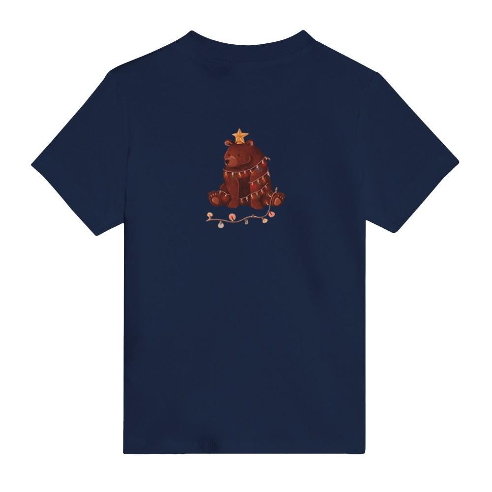 Baby Crewneck T-Shirt Holiday Christmas Bear Reindeer Decorations von AdorableCutiepies