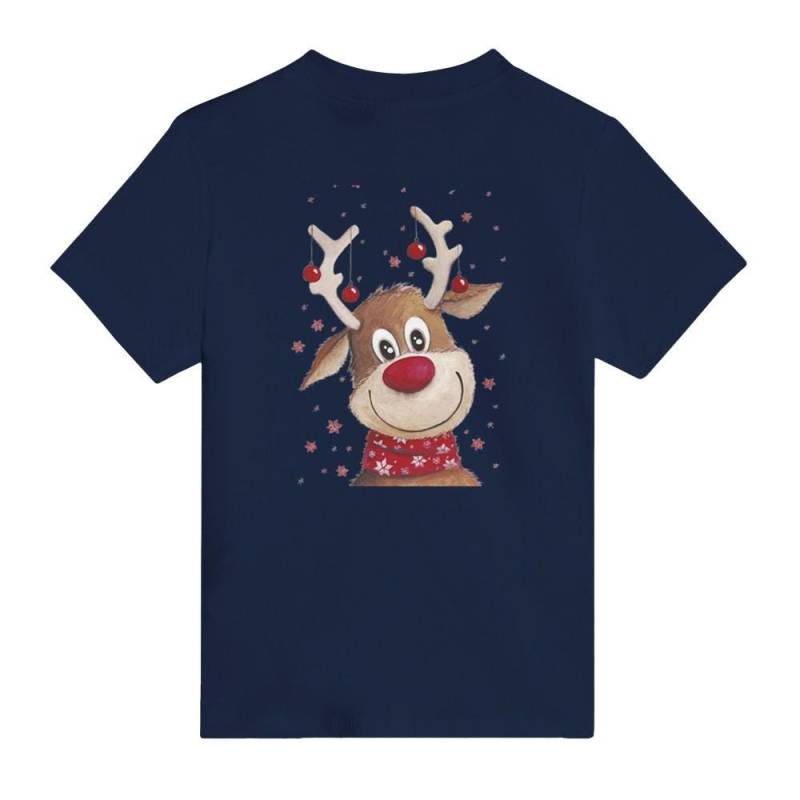 Baby Crewneck T-Shirt Holiday Christmas Tree Reindeer Decorations von AdorableCutiepies