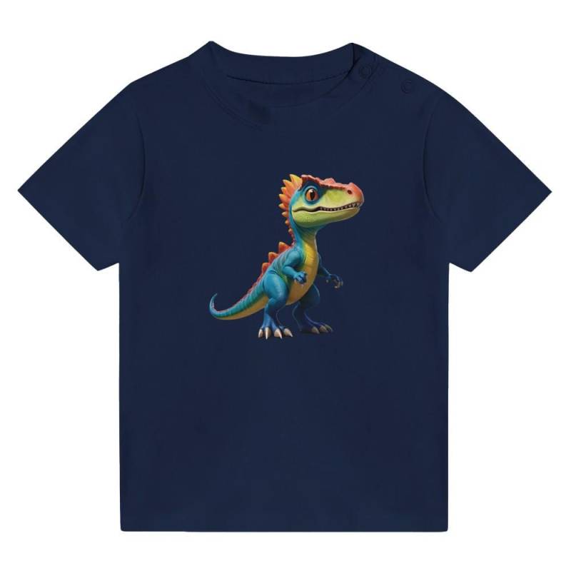 Classic Baby Crewneck T-Shirt Cute Dinosaur von AdorableCutiepies