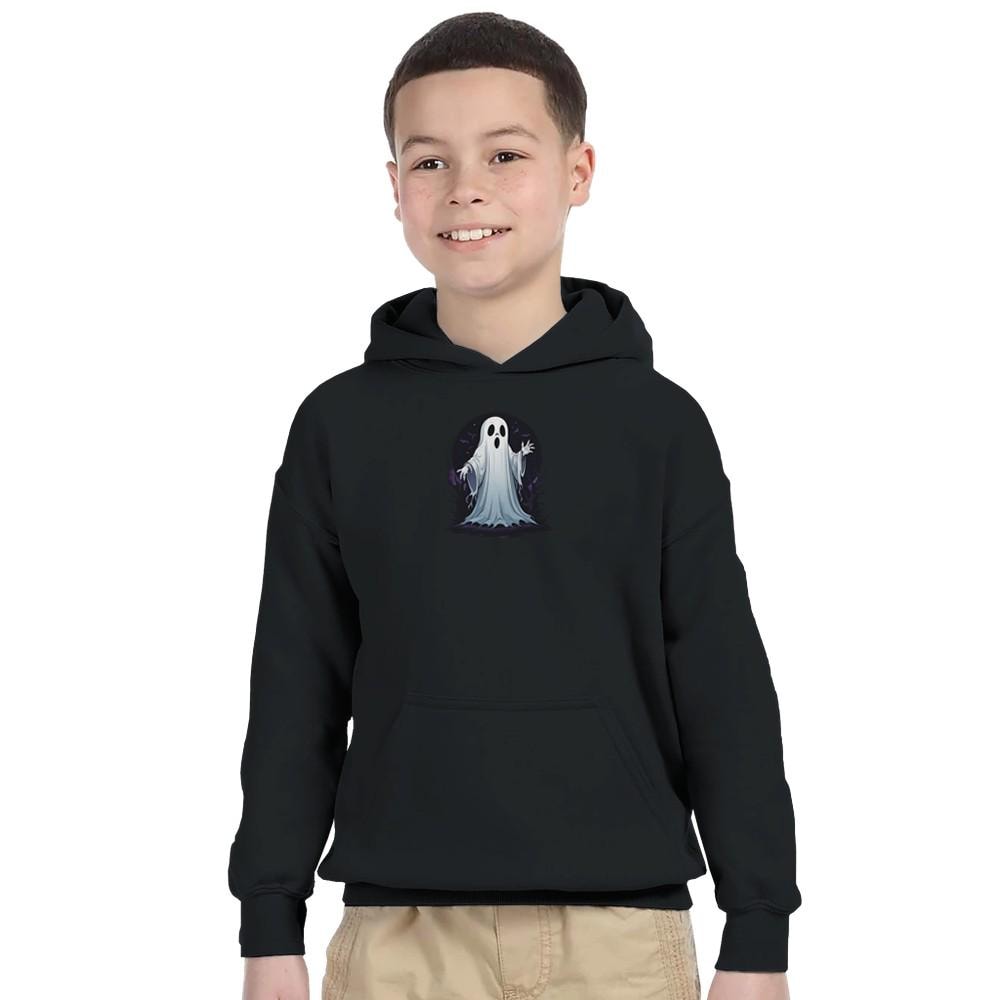 Kids Pullover Hoodie Halloween Ghost Print von AdorableCutiepies