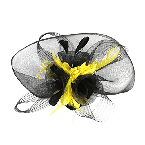 Adorainbow 1 Stk Partyblume Derby-cap Für Damen Haarspangen Für Damen Hochzeit Haarspange Kopfbedeckungen Für Damen Haarschmuck Gittergewebe Haarnadel Fräulein Jahrgang von Adorainbow