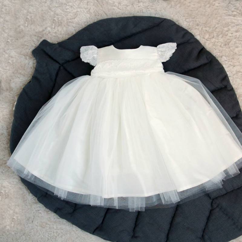 Seide Und Spitze Taufkleid Handgefertigtes Baby Blessing Kleid - Hailey Seide Und Spitze Taufkleid Handgefertigtes Baby Blessing Kleid - Hailey von AdoreBabyChristening