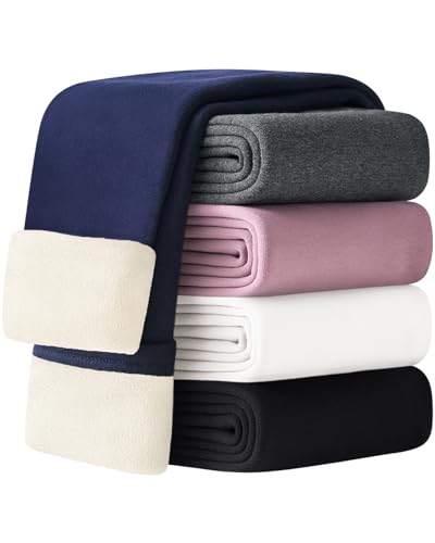 Adorel Mädchen Gefütterte Leggings Baumwolle Warm Winter Hosen Thermohosen Dunkelblaue Einzelne 146-152 EU (Herstellergröße 160) von Adorel