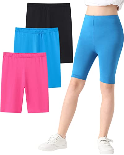 Adorel Mädchen Shorts Sommer Sport Kurz Hosen Leggings Radlerhose 3er-Pack Abendsonne 140-146 (Herstellergröße 150) von Adorel