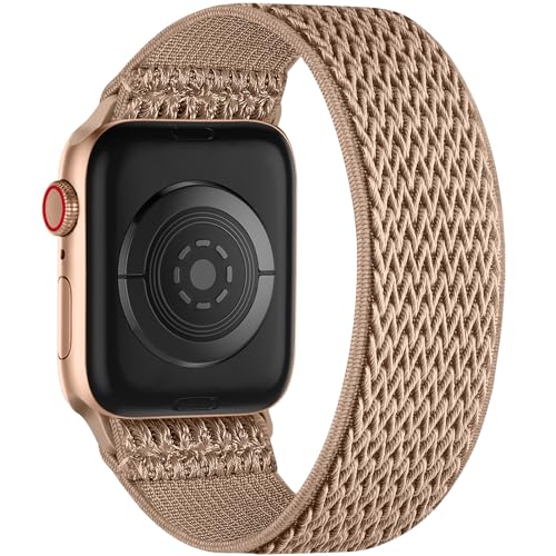 Adorve Solo Loop Armband kompatibel mit Apple Watch, 38 mm, 40 mm, 41 mm, 42 mm, 44 mm, 45 mm, 49 mm, für Damen und Herren, dehnbar, elastisch, Sportarmbänder für iWatch SE Serie 9/8/7/6/5/4/3/2/1 von Adorve