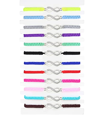 Adramata 12Pcs Freundschaftsarmband Damen Unendlichkeits Baum des Lebens Armbänder Passende Geflochtene Bunte Armbänder Set Verstellbare Stapelbare Handgefertigte Armbänder für Damen Mädchen Adramata 12Pcs Freundschaftsarmband Damen Unendlichkeits Baum des Lebens Armbänder Passende Geflochtene Bunte Armbänder Set Verstellbare Stapelbare Handgefertigte Armbänder für Damen Mädchen von Adramata