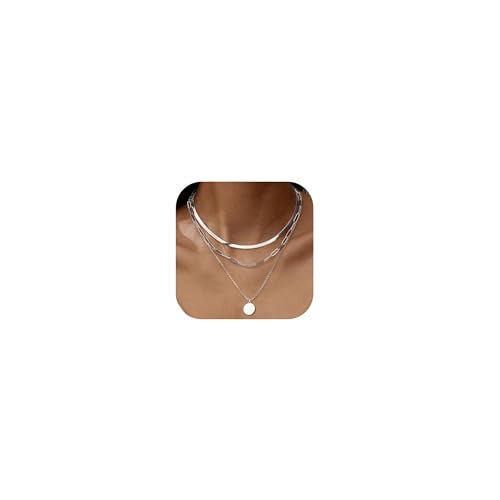 Adramata Kette für Damen Stapelbare Halsketten Damen Edelstahl Ketten Goldkette Silberkette Damen Adramata Kette für Damen Stapelbare Halsketten Damen Edelstahl Ketten Goldkette Silberkette Damen von Adramata