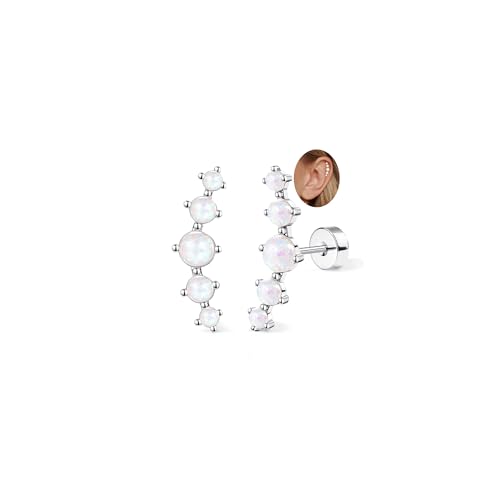 Adramata 2Pcs Helix Piercings Chirurgenstahl Ohrringe für Damen 16G Tragus Piercing Innengewinde Knorpel Ohrringe Ohrstecker Hypoallergen Piercing Ohr Tragus Conch Helix Piercing Gold Silber Adramata 2Pcs Helix Piercings Chirurgenstahl Ohrringe für Damen 16G Tragus Piercing Innengewinde Knorpel Ohrringe Ohrstecker Hypoallergen Piercing Ohr Tragus Conch Helix Piercing Gold Silber von Adramata