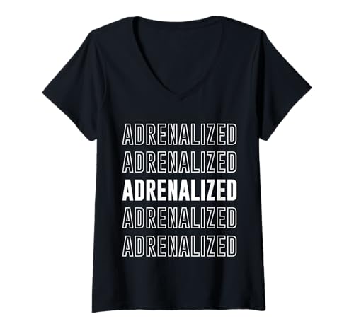 Damen Adrenalisiert T-Shirt mit V-Ausschnitt Damen Adrenalisiert T-Shirt mit V-Ausschnitt von Adrenalized Apparel