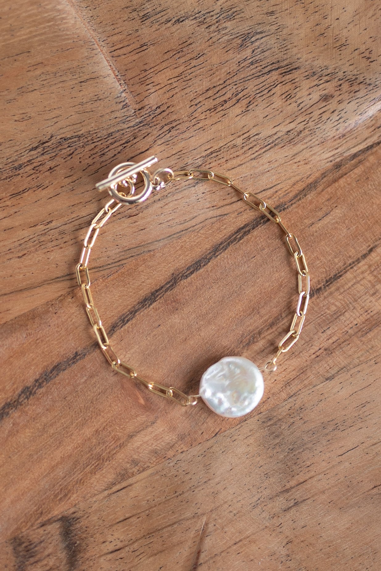 Echte Münze Perle Armband | Perlenarmband Gold Filled Schmuck Süßwasser Perlen Geschenk Für Sie von LivAndAdri