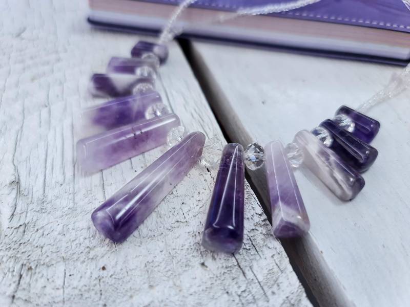 Elegante Amethyst Halskette, Ein Hauch Von Eleganz Und Gelassenheit von AdrianaHobby