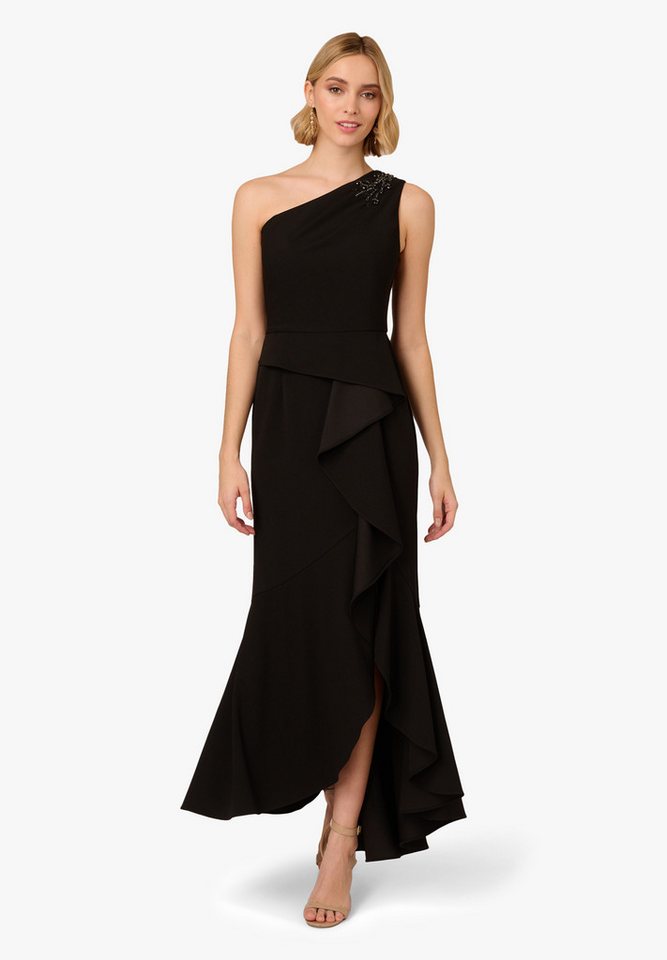 Adrianna Papell Abendkleid Beaded Knit Crepe Gown Tailliert, figurbetont, elegant von Adrianna Papell