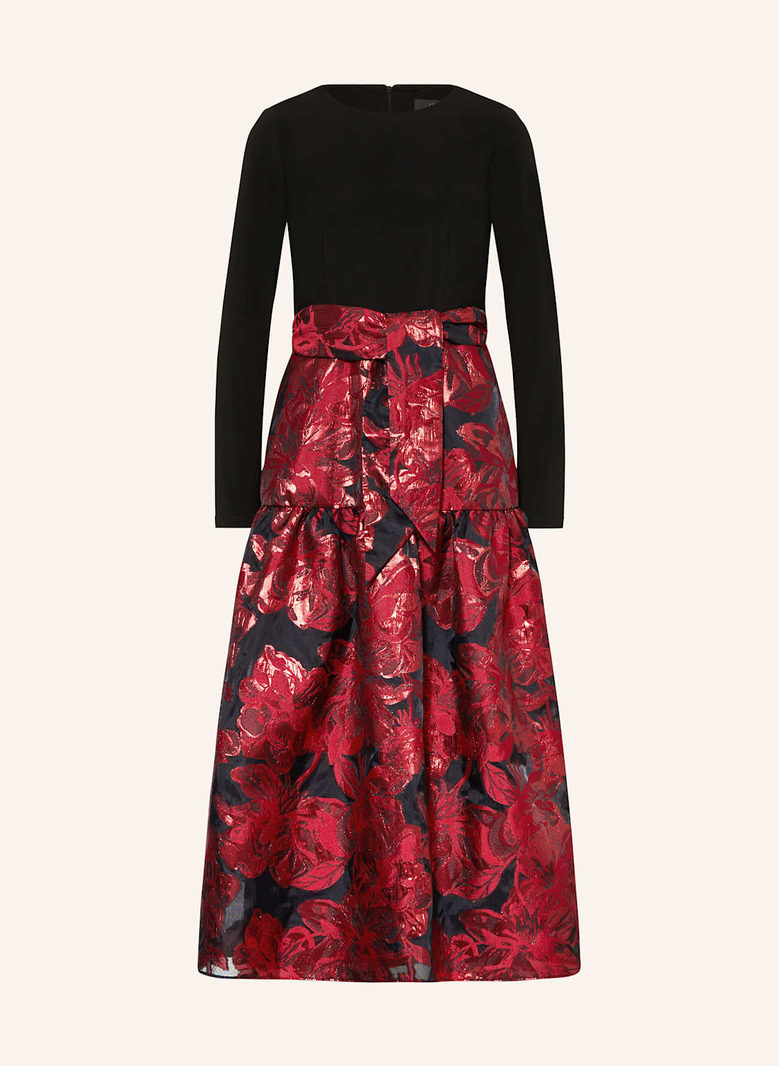 Adrianna Papell Abendkleid Im Materialmix schwarz von Adrianna Papell