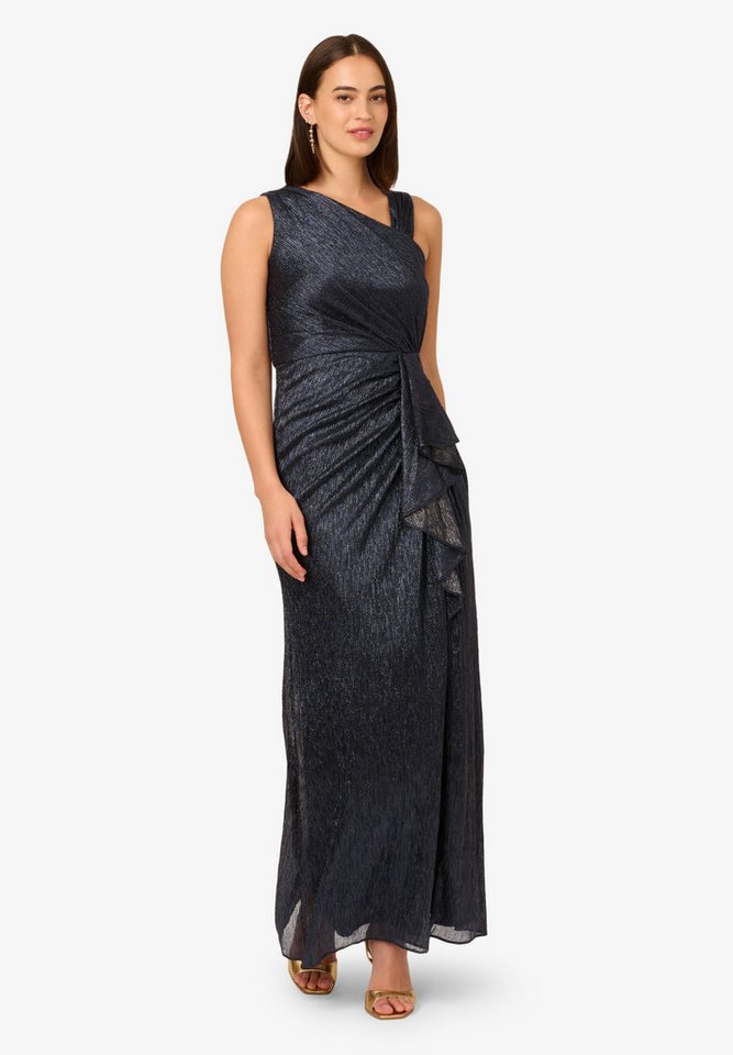 Adrianna Papell Abendkleid Metallic Foil Long Dress Tailliert, figurbetont, elegant von Adrianna Papell