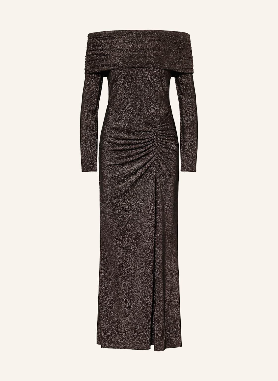 Adrianna Papell Abendkleid Mit Glitzergarn braun von Adrianna Papell