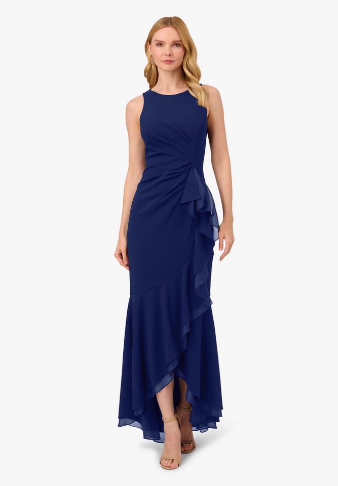 Adrianna Papell Abendkleid Ruffle Crepe Halter Gown Elegant, modern, stilvoll von Adrianna Papell