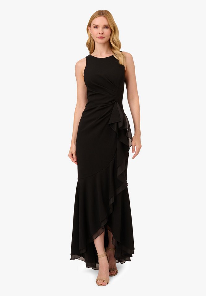 Adrianna Papell Abendkleid Ruffle Crepe Halter Gown Elegant, modern, stilvoll von Adrianna Papell
