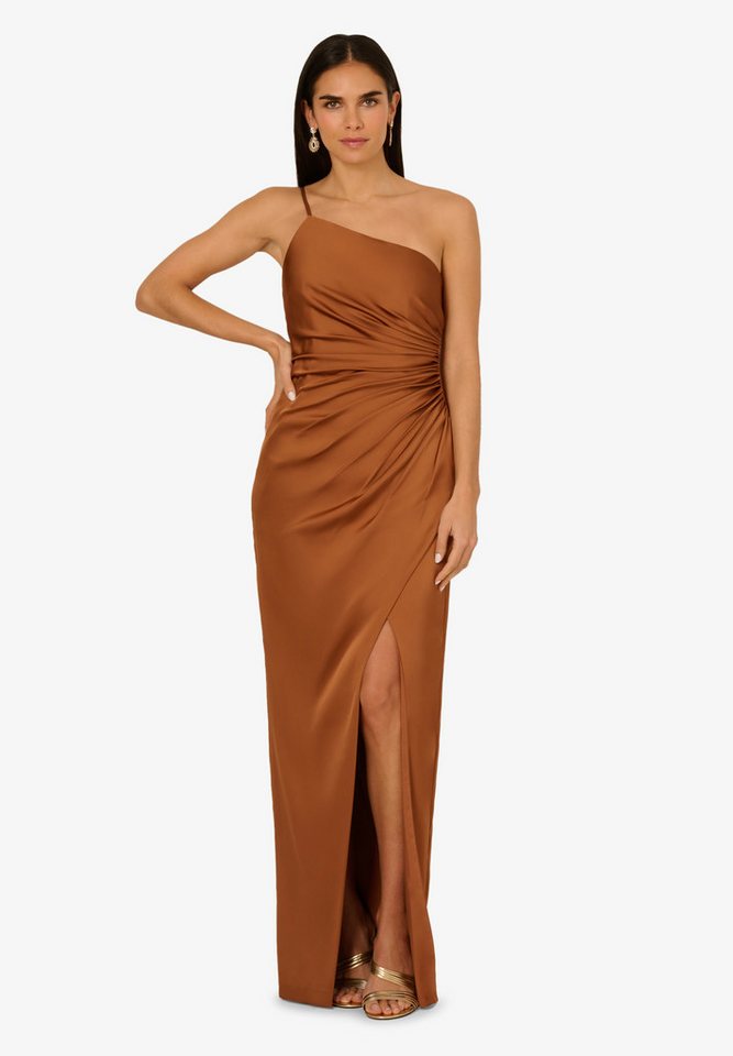 Adrianna Papell Abendkleid Stretch Satin Long Dress Edel, elegant, zeitlos von Adrianna Papell