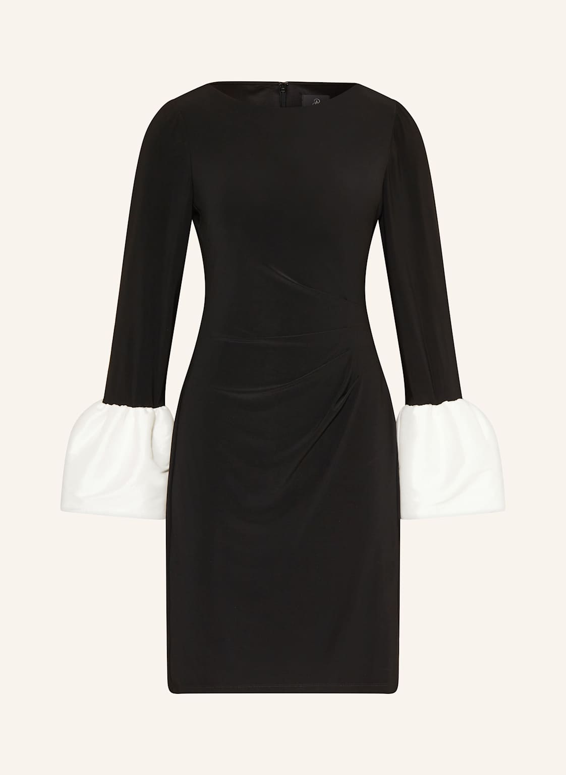 Adrianna Papell Cocktailkleid Aus Jersey Mit Rüschen schwarz von Adrianna Papell