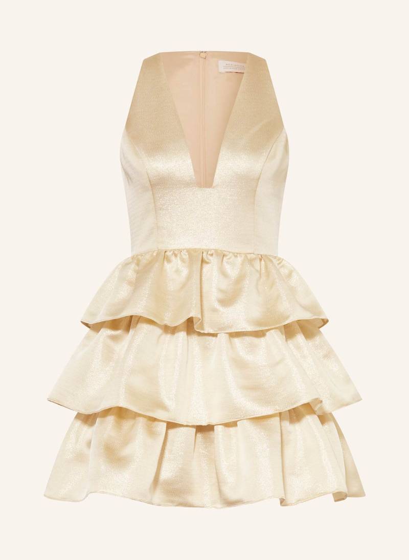 Adrianna Papell Cocktailkleid Mit Glitzergarn Und Rüschen gold von Adrianna Papell