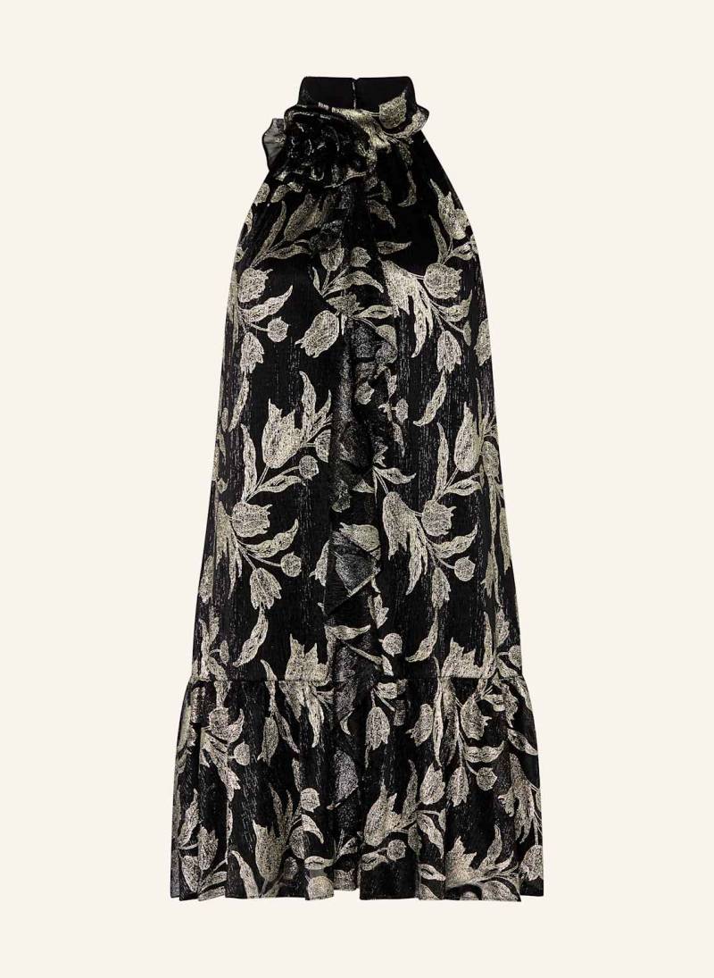 Adrianna Papell Cocktailkleid Mit Glitzergarn Und Volants schwarz von Adrianna Papell