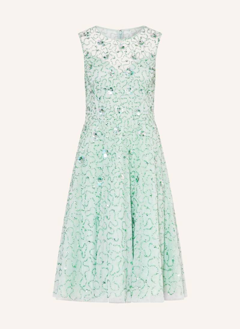 Adrianna Papell Cocktailkleid Mit Schmucksteinen Und Pailletten gruen von Adrianna Papell