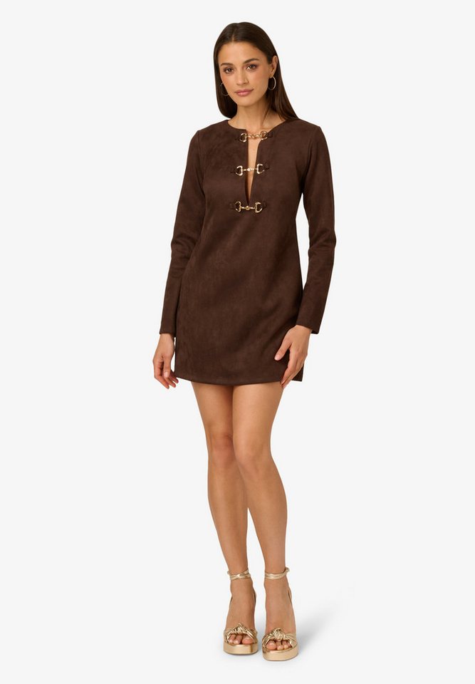 Adrianna Papell Etuikleid Suede Shift Dress Elegant, zeitlos, stilvoll von Adrianna Papell