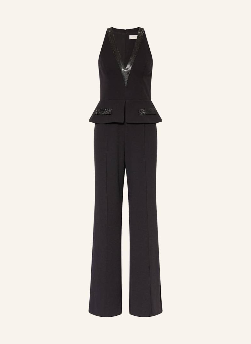 Adrianna Papell Jumpsuit Mit Schmucksteinen schwarz von Adrianna Papell