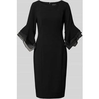 Adrianna Papell Knielanges Cocktailkleid mit Rundhalsausschnitt in Black, Größe 46 Adrianna Papell Knielanges Cocktailkleid mit Rundhalsausschnitt in Black, Größe 46 von Adrianna Papell