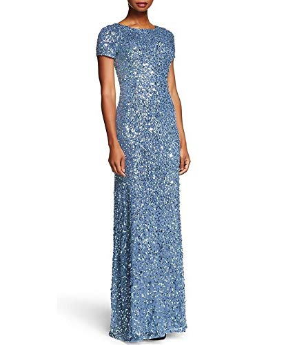 Adrianna Papell Kurzärmeliges Damenkleid mit Pailletten, 46 Adrianna Papell Kurzärmeliges Damenkleid mit Pailletten, 46 von Adrianna Papell